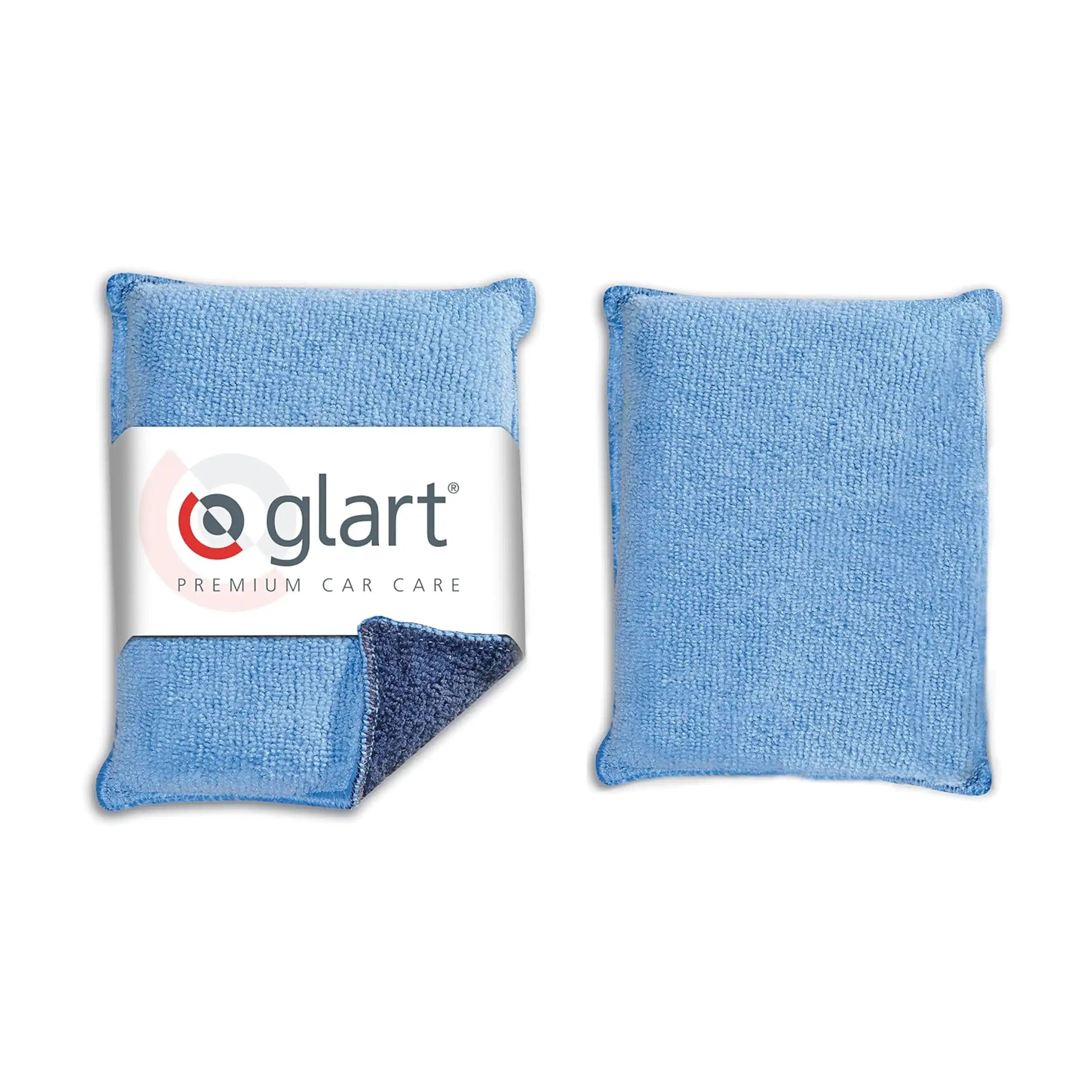 Glart 44MS2 Antibeschlagschwamm 2 Stück, Ultra-Mikrofaser Scheibenschwamm