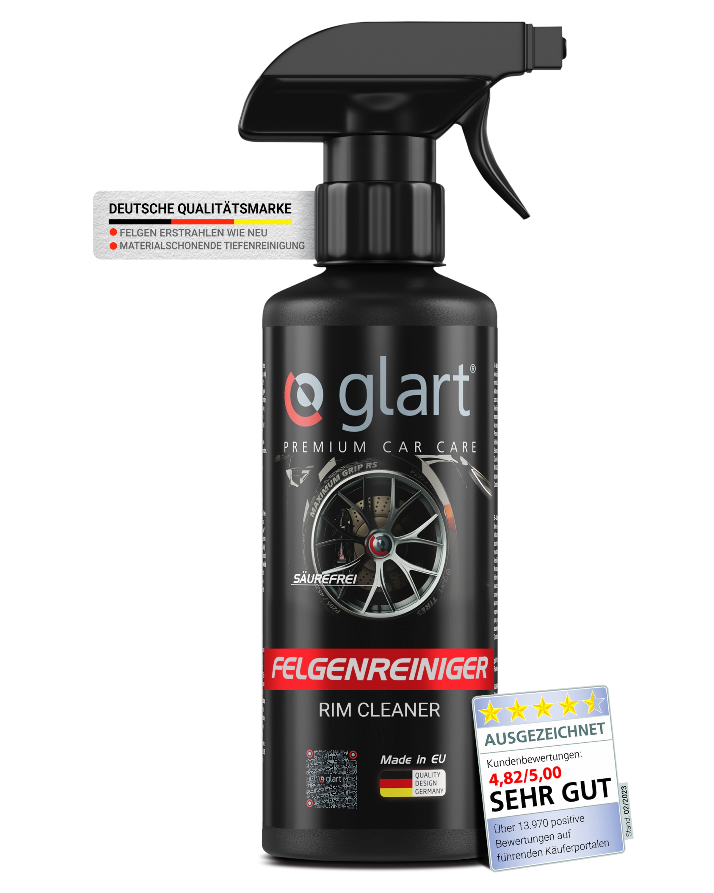 Felgenreiniger säurefrei 500 ml – für lackierte & matte Alufelgen 01