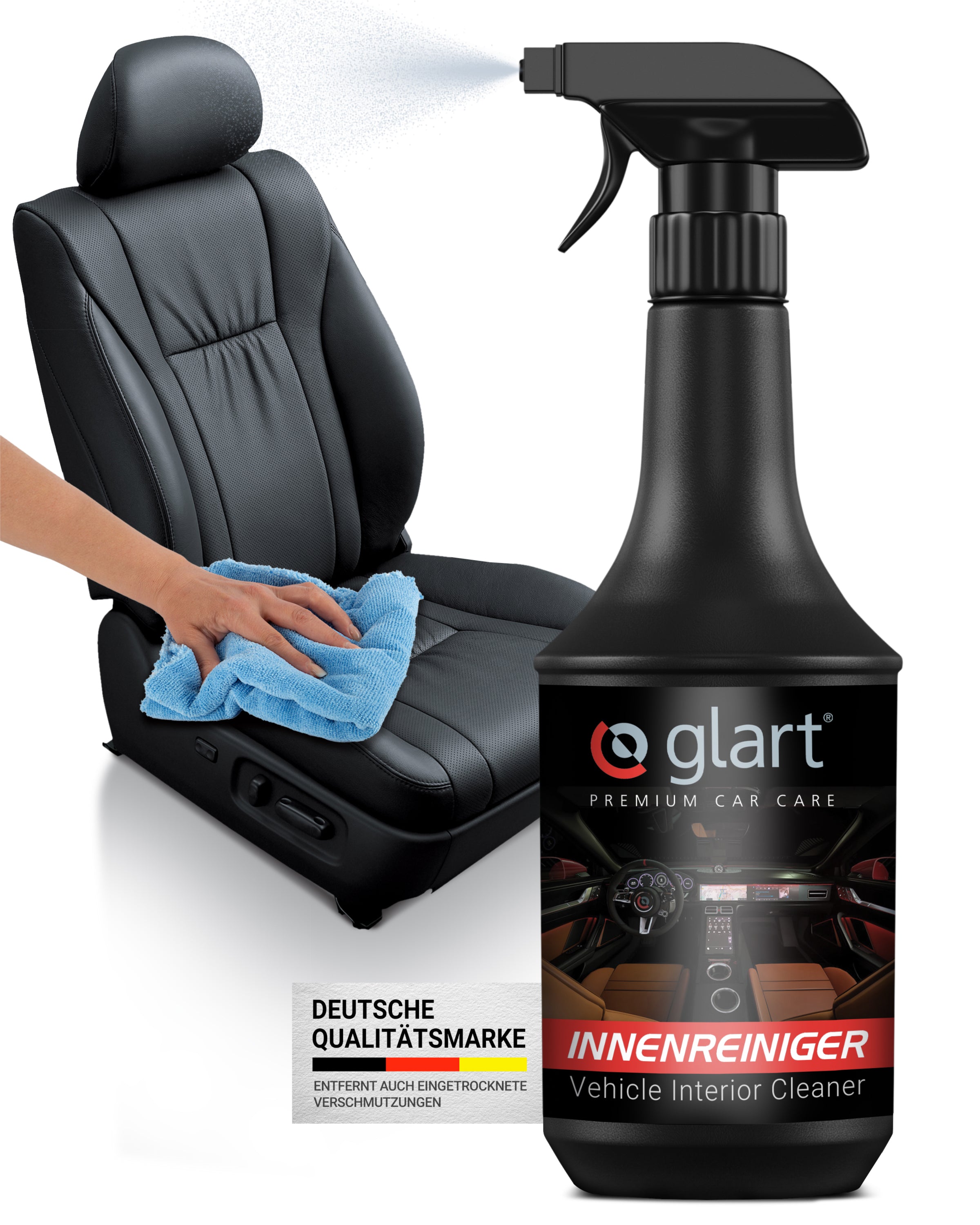 Cockpitpflege Innenraumreiniger 1L – für Leder, Textil & Kunststoff 01