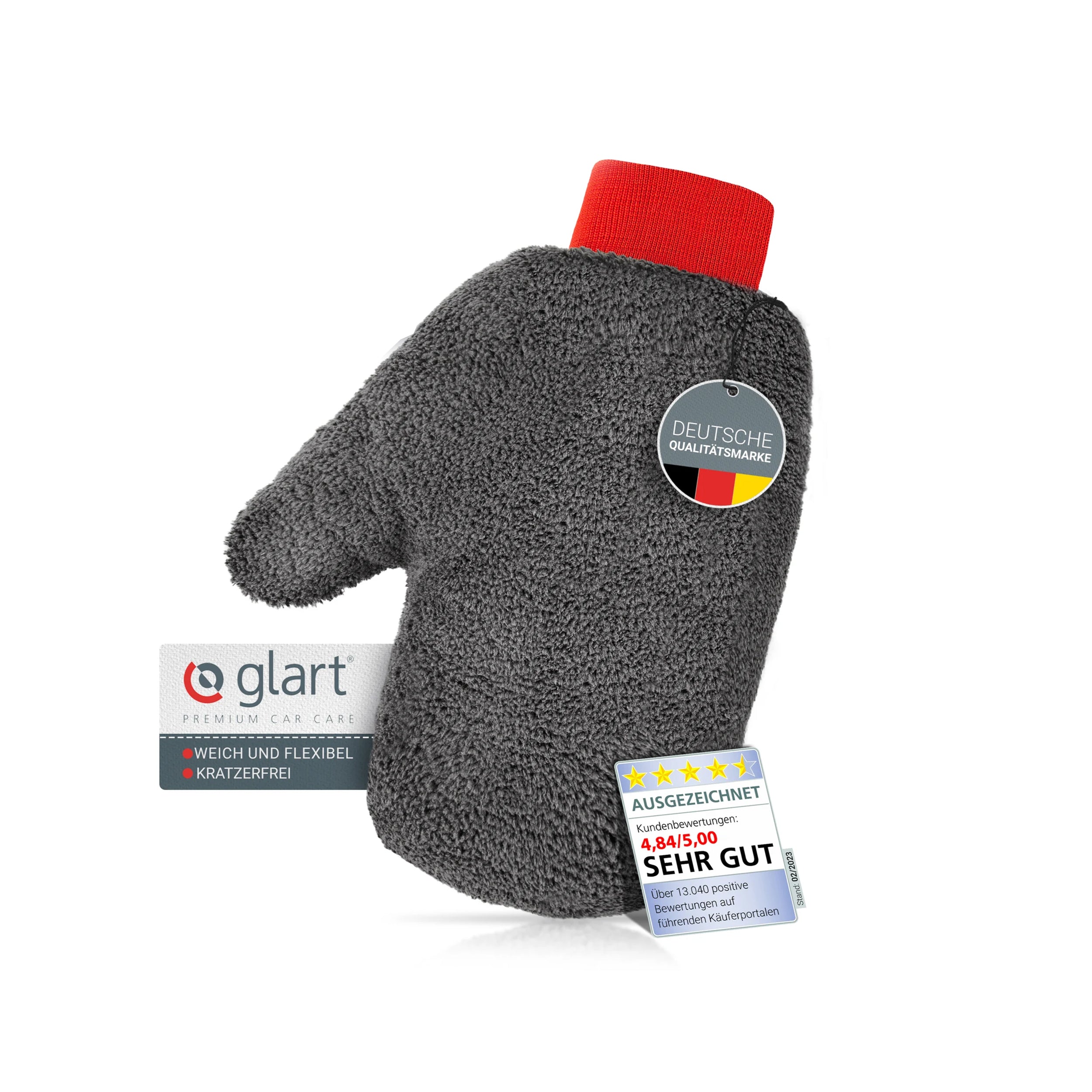 Mikrofaser Felgen Waschhandschuh – 27x12 cm, kratzfrei & fusselfrei