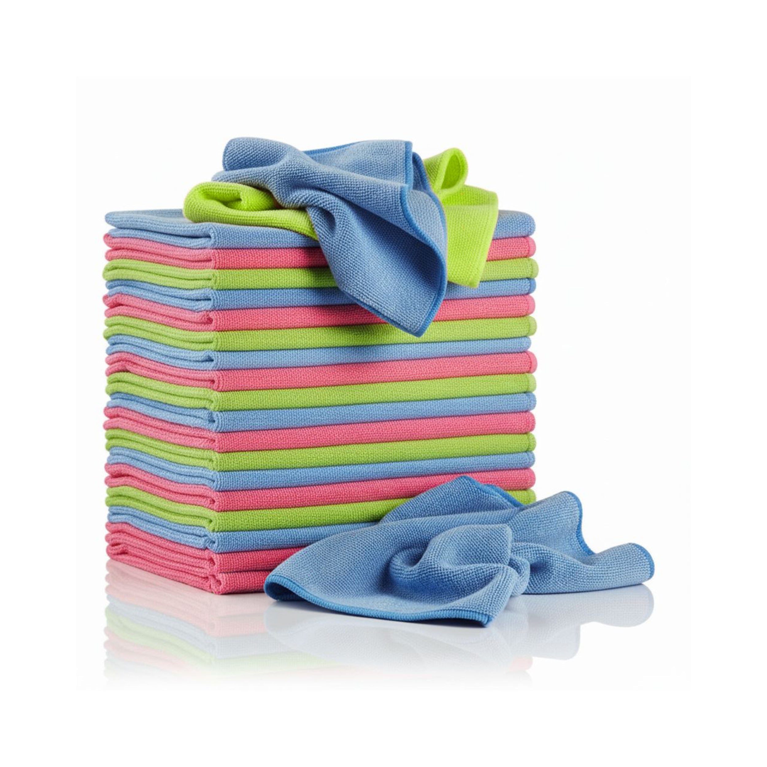 30er Set Mikrofaser Reinigungstücher 40x40 cm