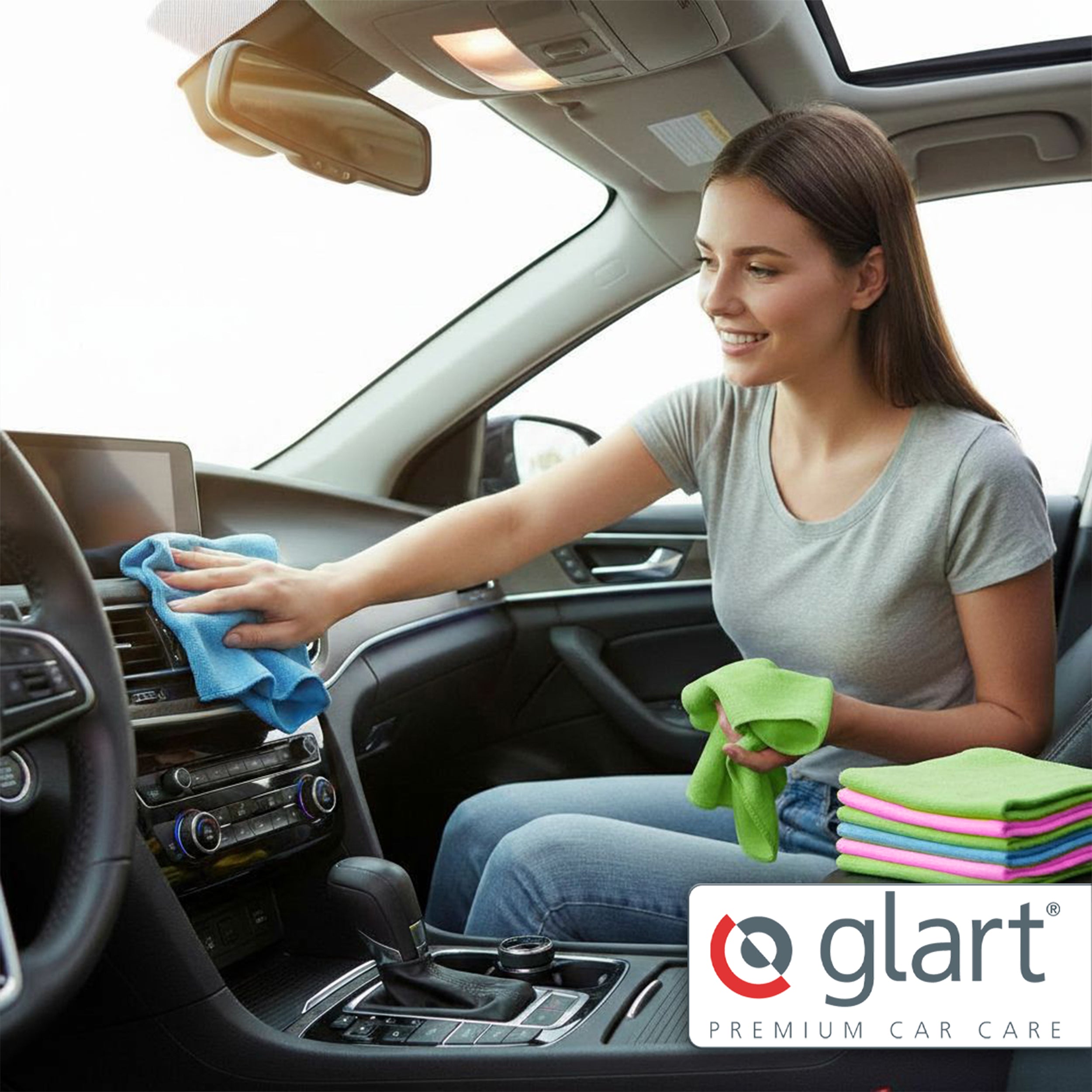 30er Set Mikrofaser Reinigungstücher 40x40 cm