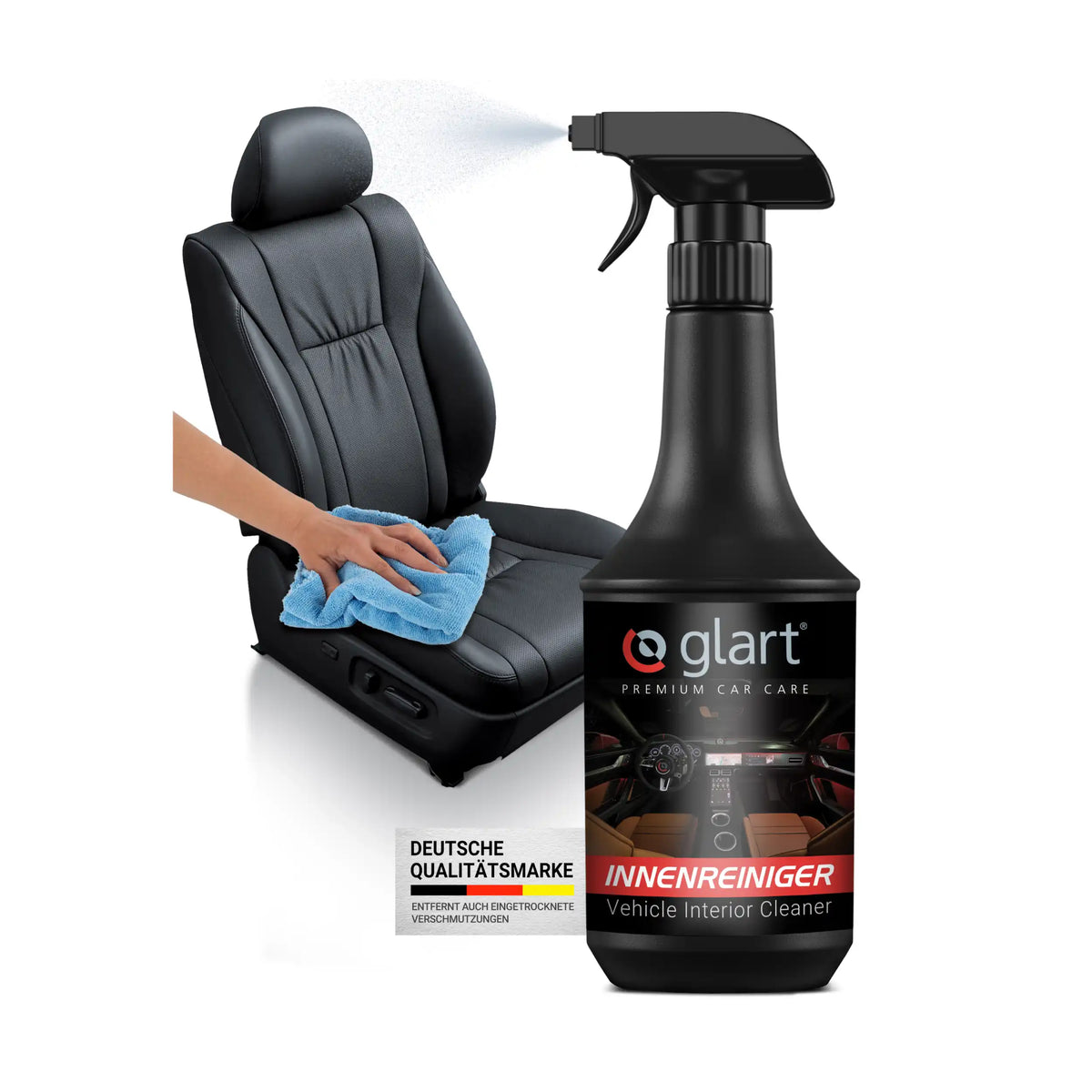 Cockpitpflege Innenraumreiniger 1L – für Leder, Textil & Kunststoff – Glart