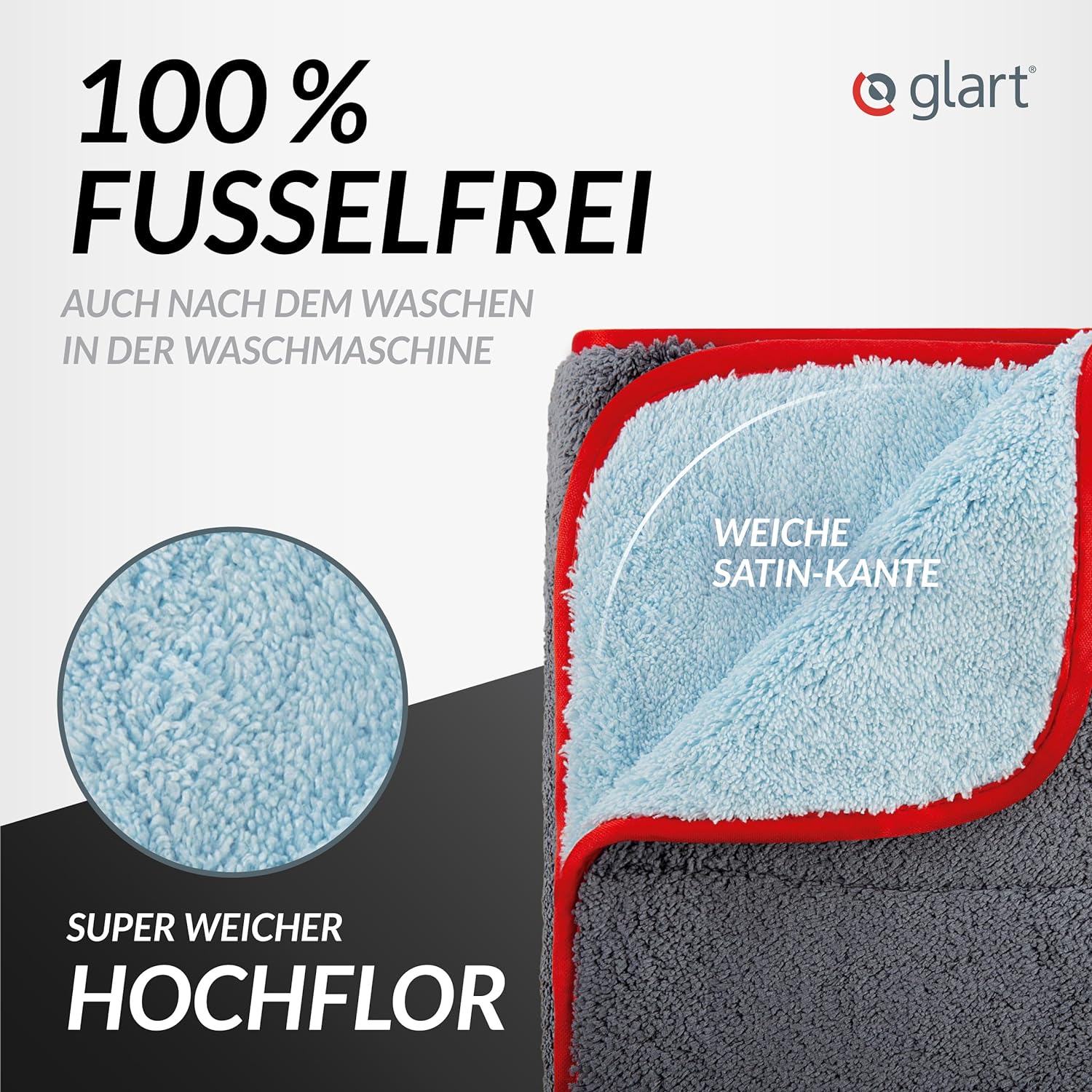 6er Set Auto Poliertuch & Trockentuch 60x40cm – Premium Mikrofasertuch 04