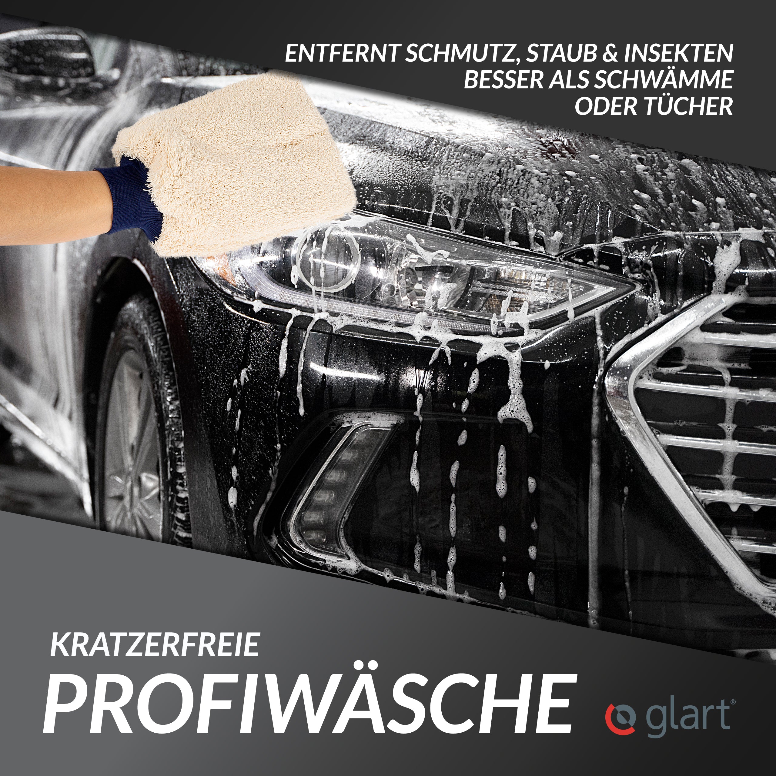 Mikrofaser Waschhandschuh – saugstark & kratzfrei, für Auto & Motorrad 06