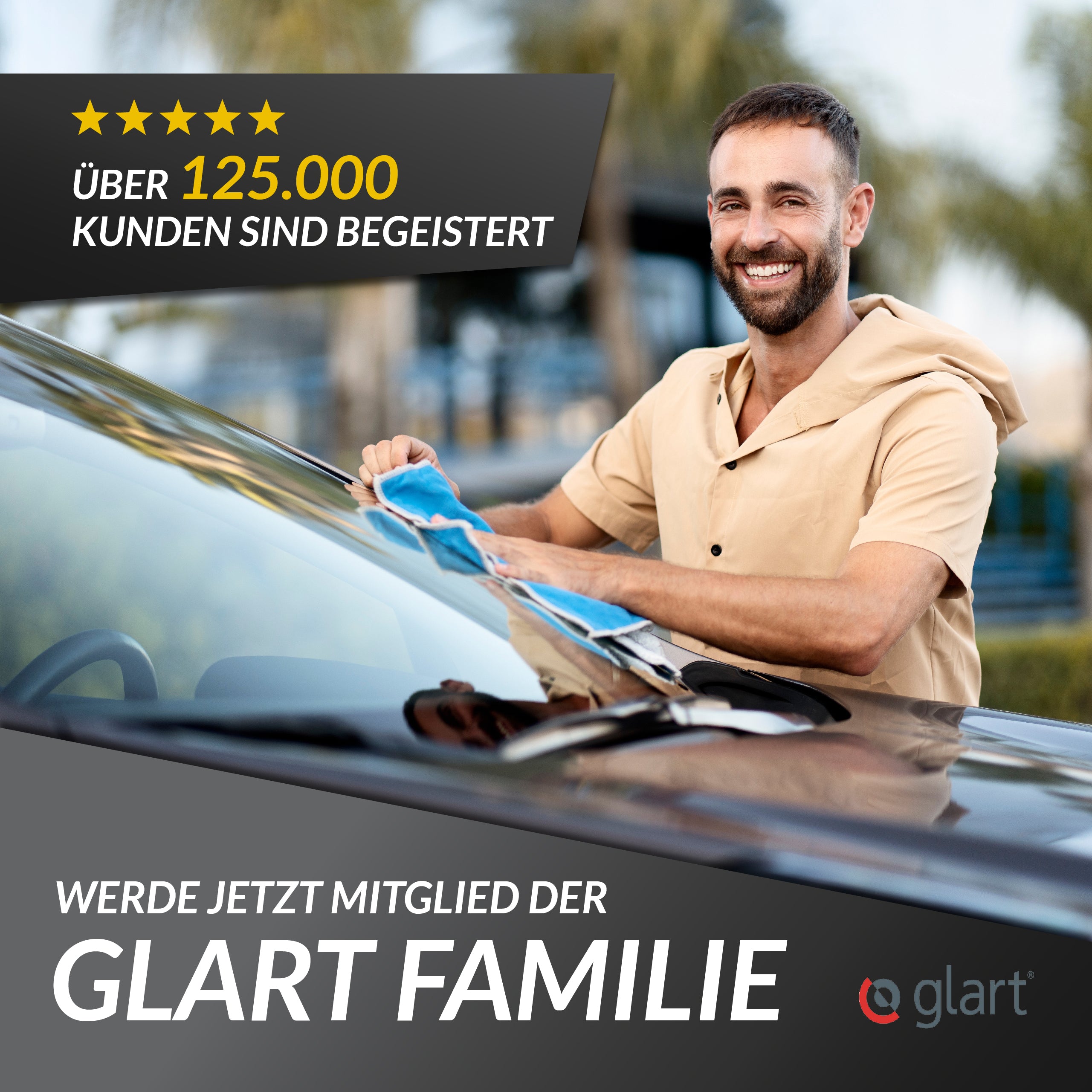 Glasreiniger 500 ml - für Autoscheiben, streifenfrei & Abperl-Effekt 08