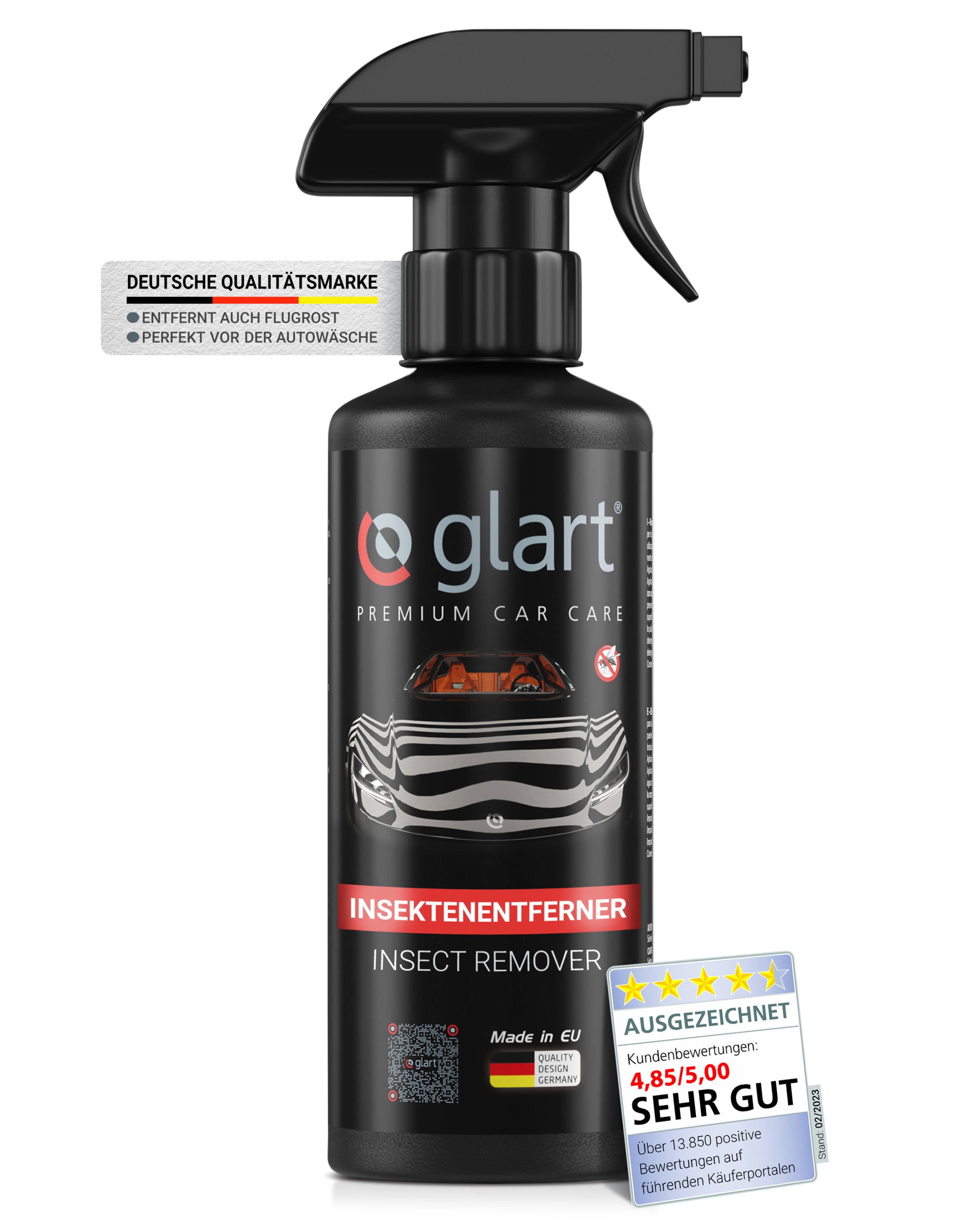 Insektenentferner 500 ml – für Lack, Glas & Kunststoff, kraftv. Formel 01