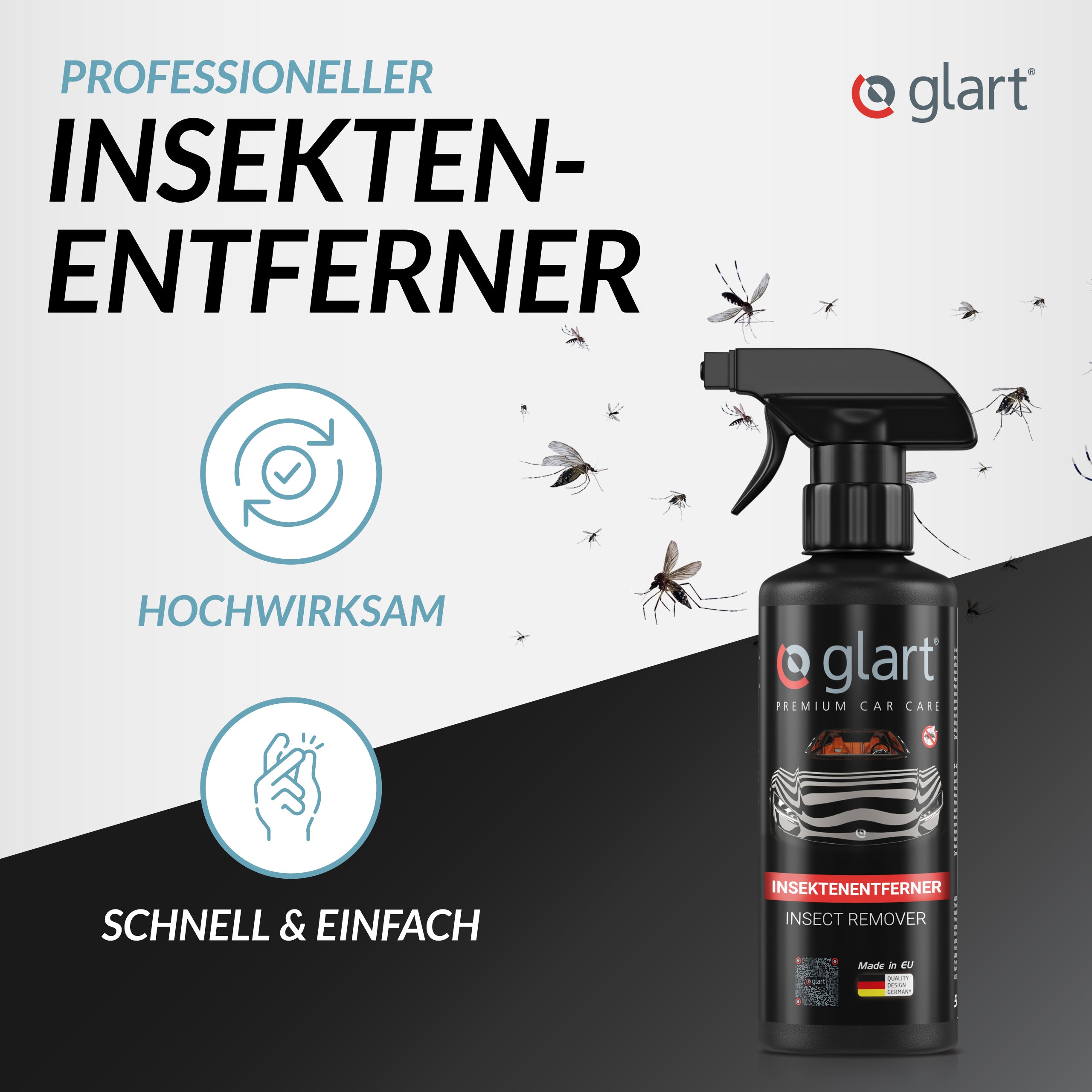 Insektenentferner 500 ml – für Lack, Glas & Kunststoff, kraftv. Formel 02