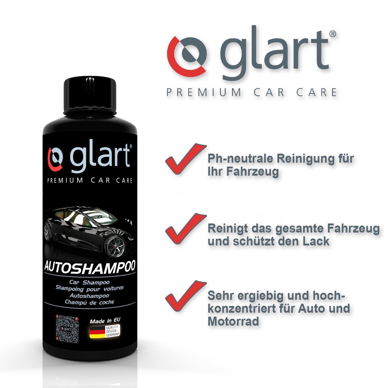 Autoshampoo Konzentrat 0,5 L – pH-neutral, schonend & glanzverstärkend 02