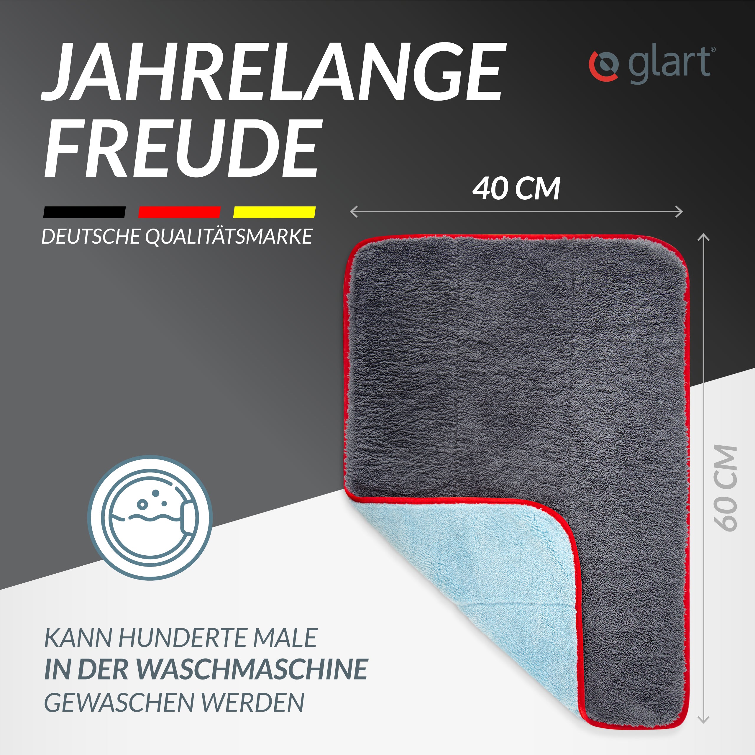 6er Set Mikrofasertücher 60x40cm – saugstark & fusselfrei für Ihr Auto 06