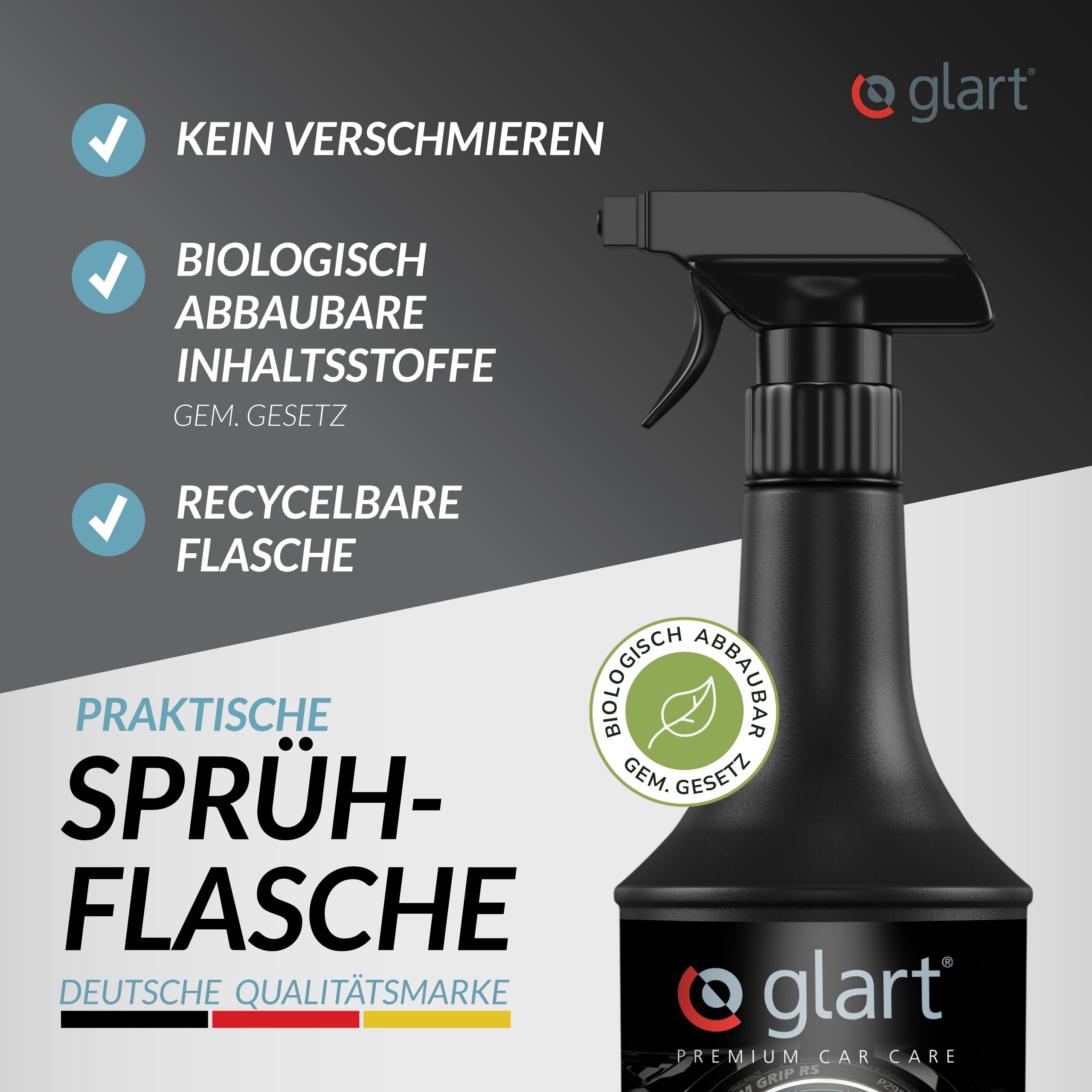 Reifenglanz Spray 1L – seidenmatt, für Autoreifen & Kunststoff 05