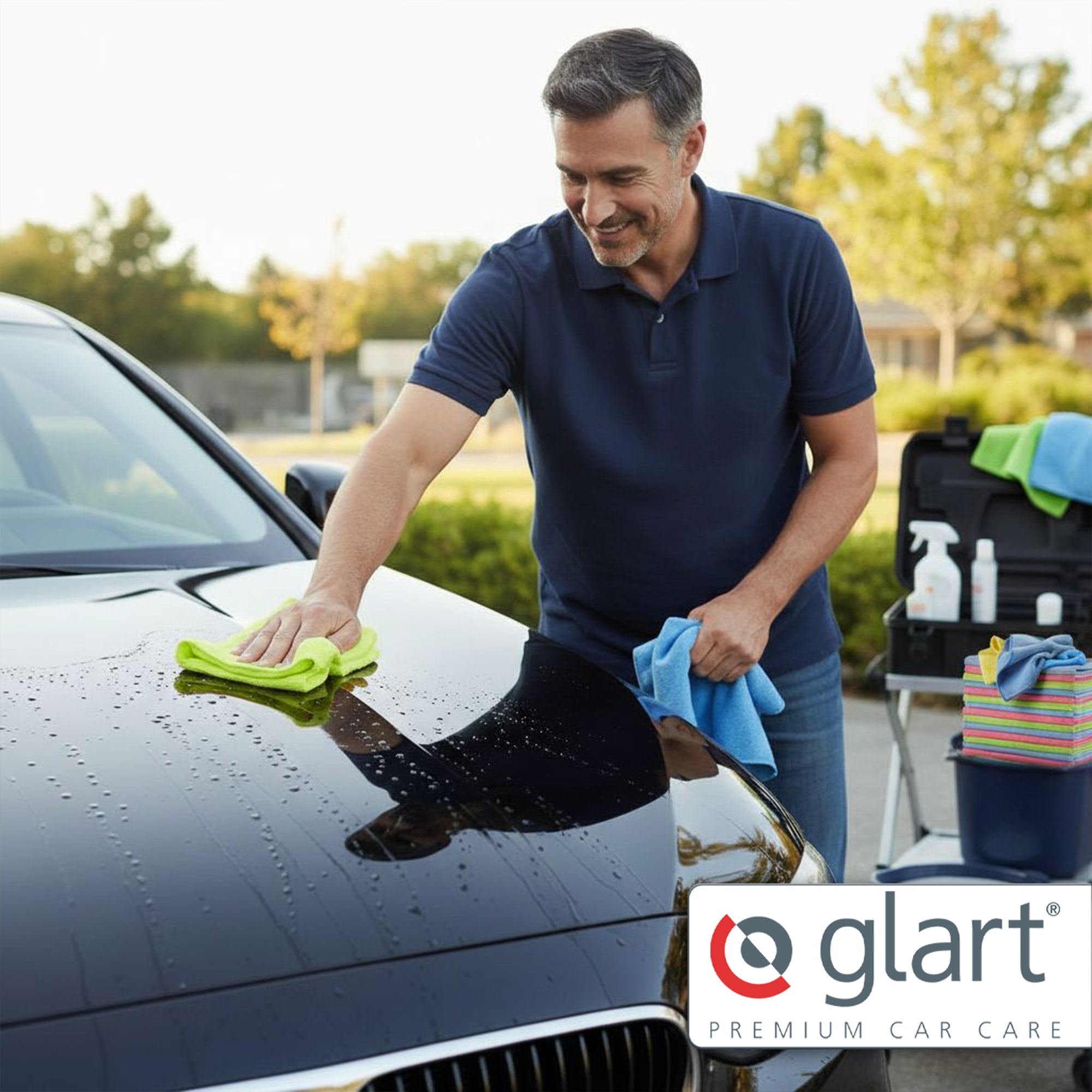 15 Mikrofaser Reinigungstücher, 40x40 cm, saugfähig, fusselfrei