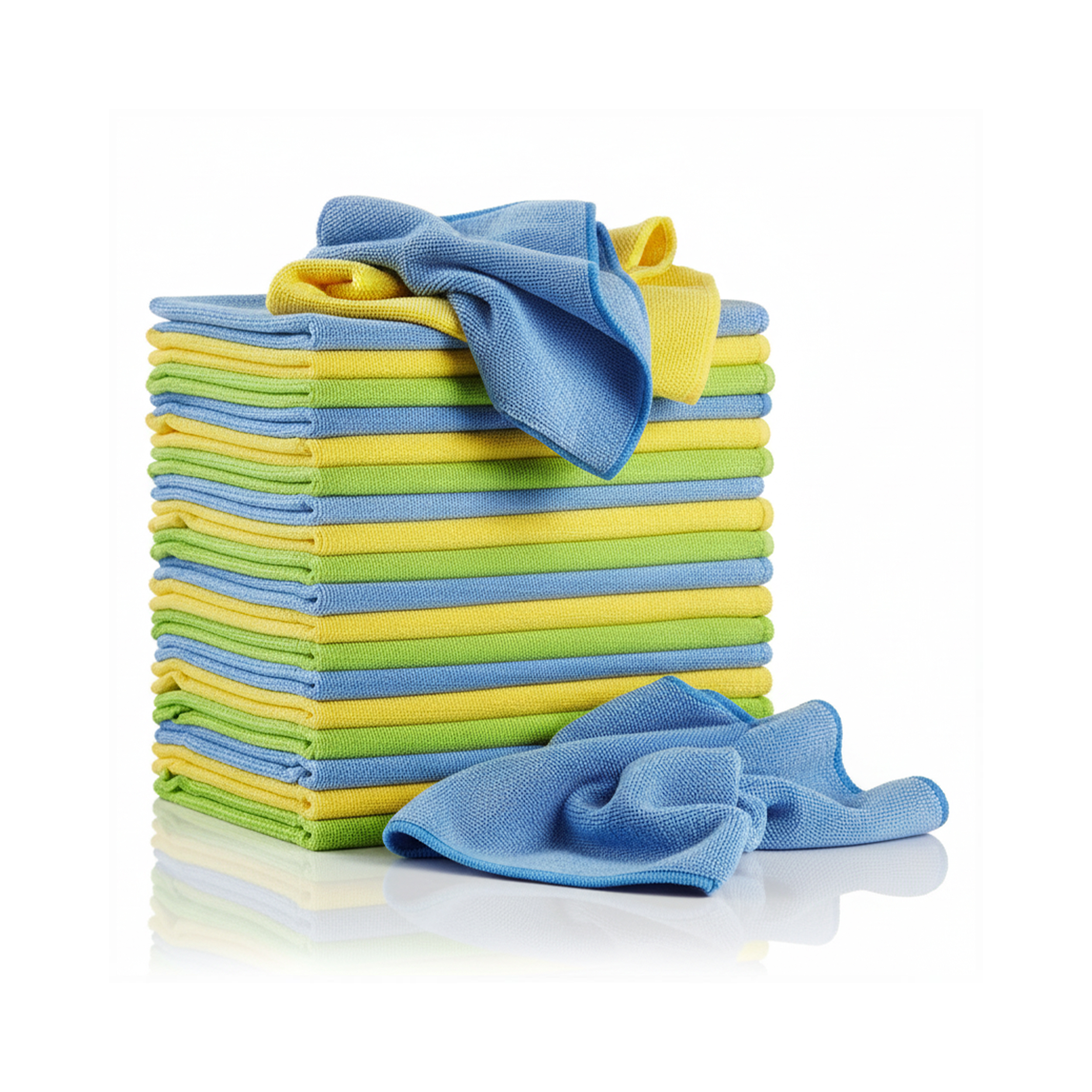 30er Set Mikrofaser Reinigungstücher, 40x40 cm